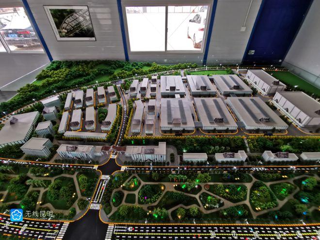 项目沙盘云南国际高原特色农产品交易中心是昆明市重点产业投资项目